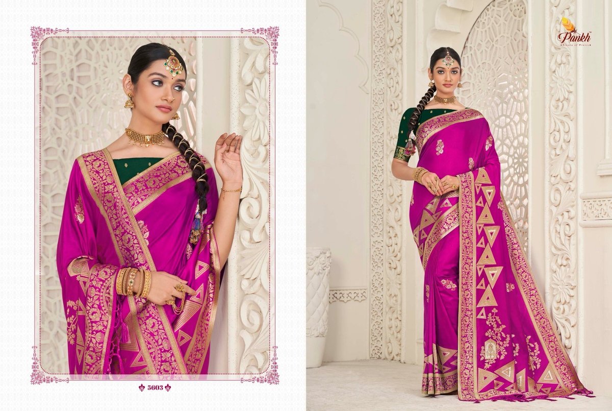 Pankh Creation Aashi Silk Vol-1 5601-5608 Series 3