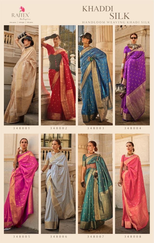 RAJTEX KHADDI SILK 348001 TO 348008 9