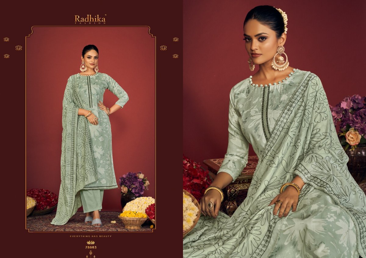 RADHIKA FASHION BLOSSOM-14-78001 TO 78006 SERIES 3