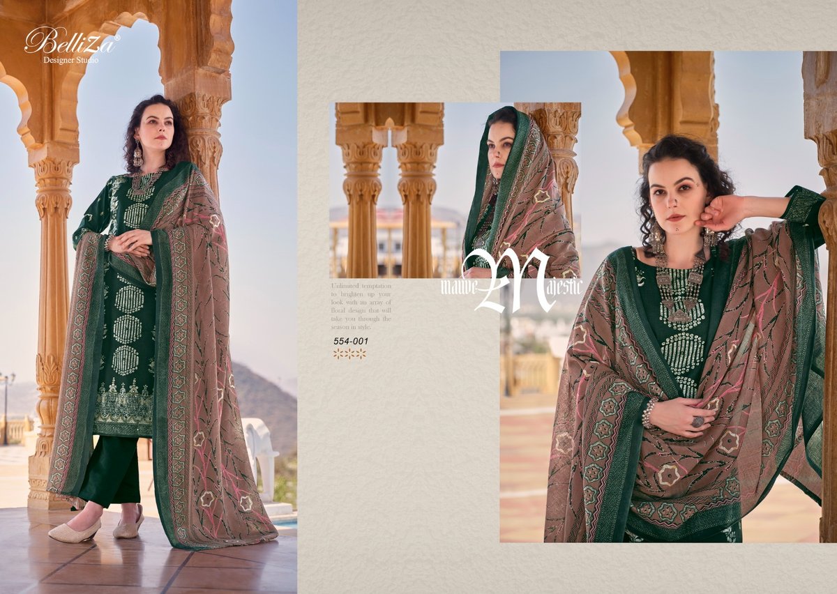 BELLIZA DESIGNER MASHUQA VOL-2 554-001 TO 554-008 1