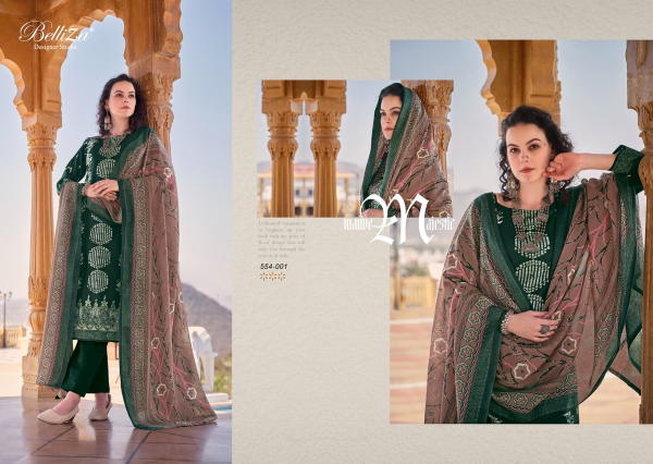 BELLIZA DESIGNER MASHUQA VOL-2 554-001 TO 554-008