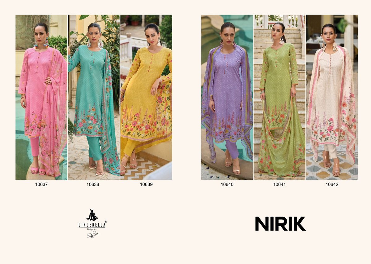 CINDRELLA NIRIK 10637 TO 10642 7