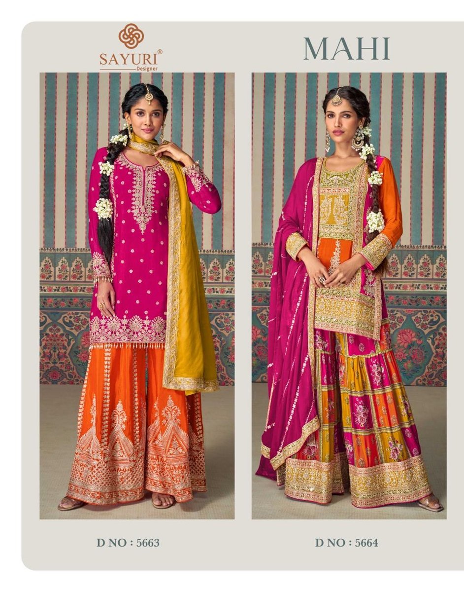 SAYURI DESIGNER MAHI 5663-5664 3