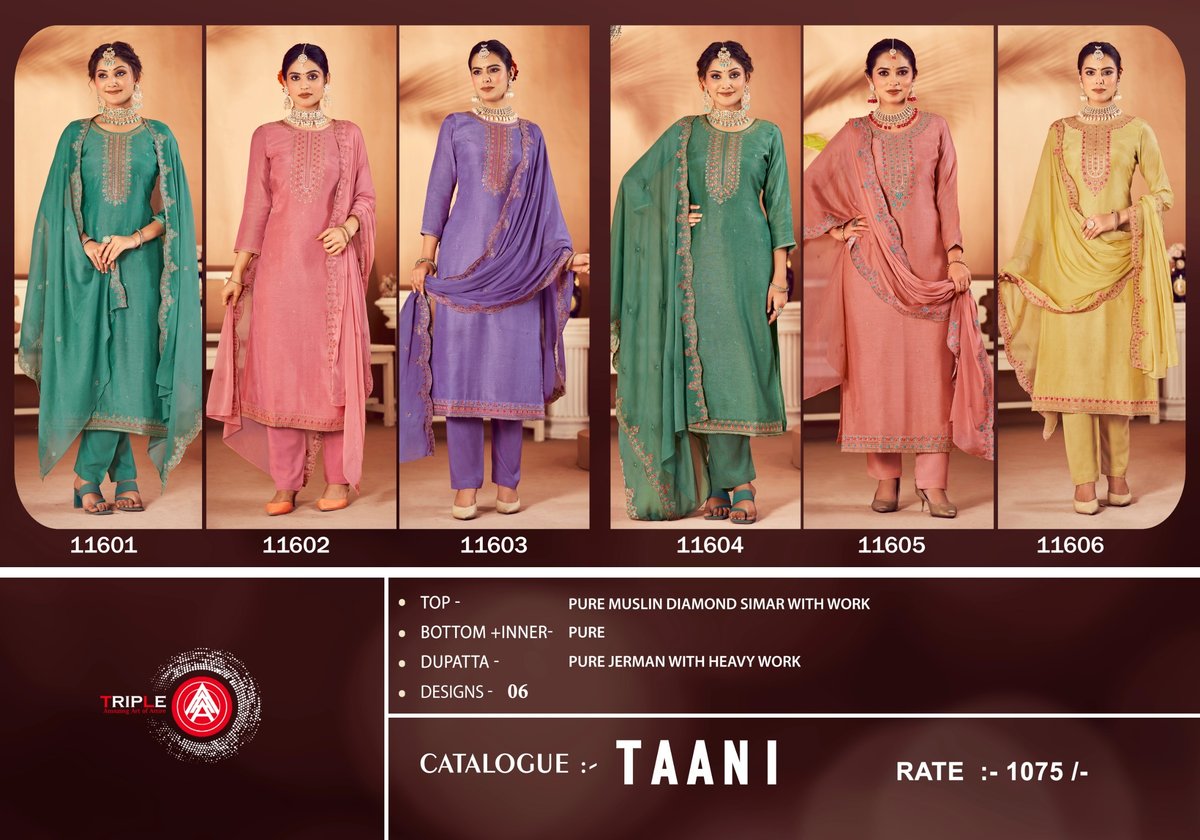 TRIPLE AAA TAANI 11601 TO 11606 7