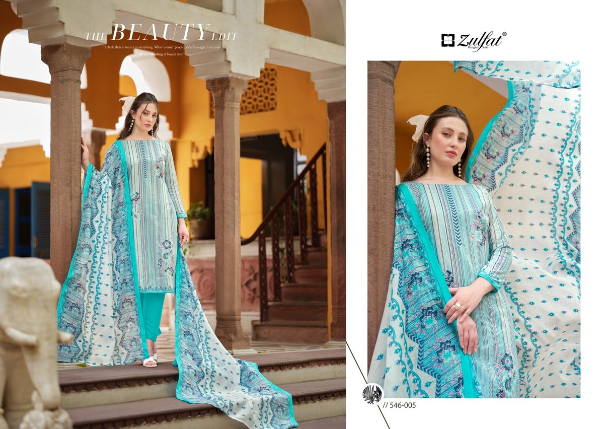 ZULFAT DESIGNER MARYAM VOL-4 546-001 TO 546-008 5