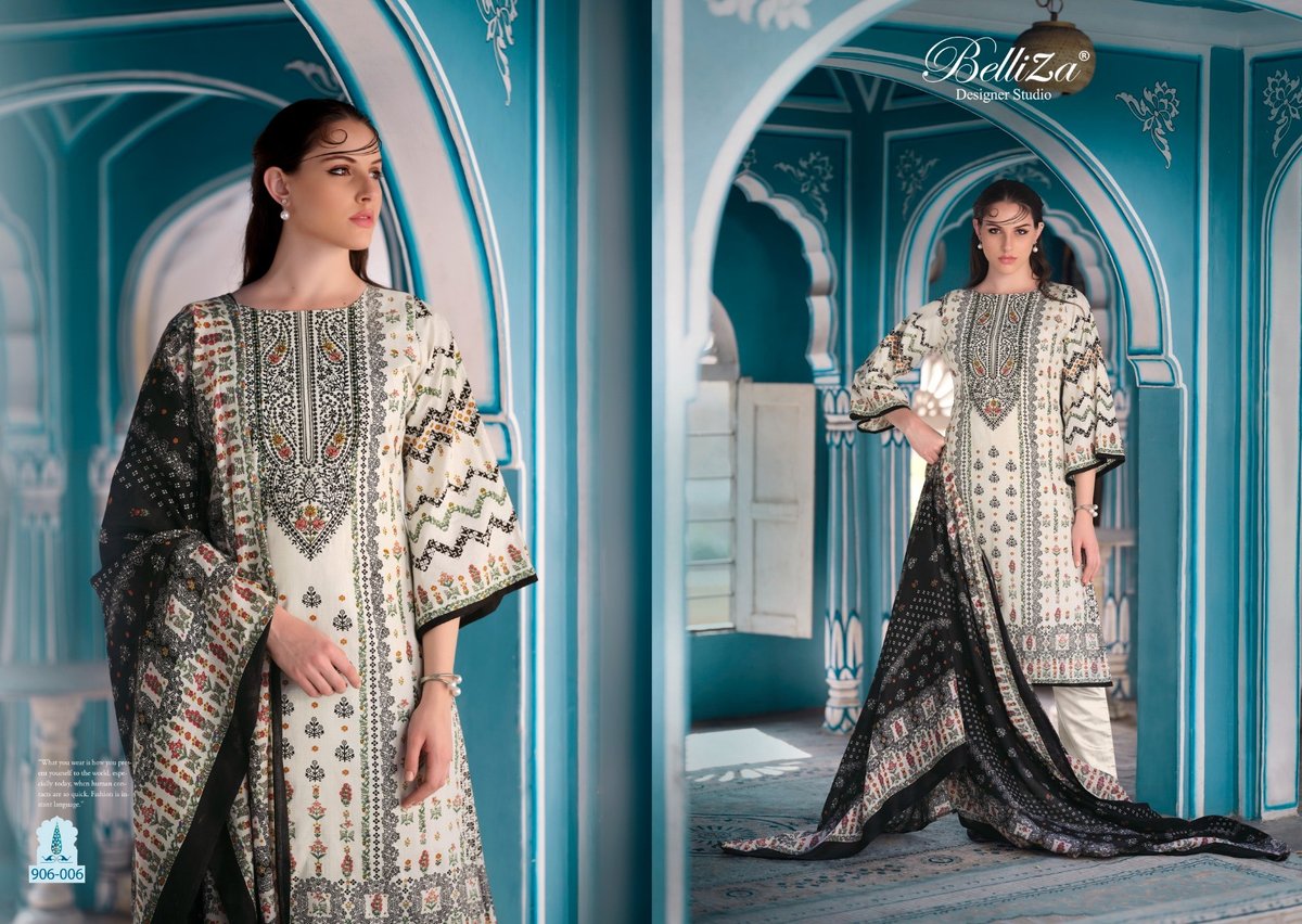 BELLIZA DESIGNER NAIRA VOL-46 906-001 TO 906-008 6