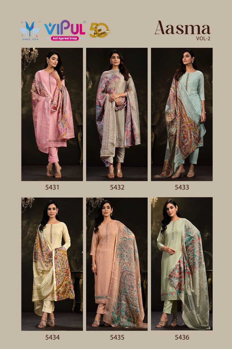 Vipul Fashion Aasma Vol-2 5431-5436 Series 7