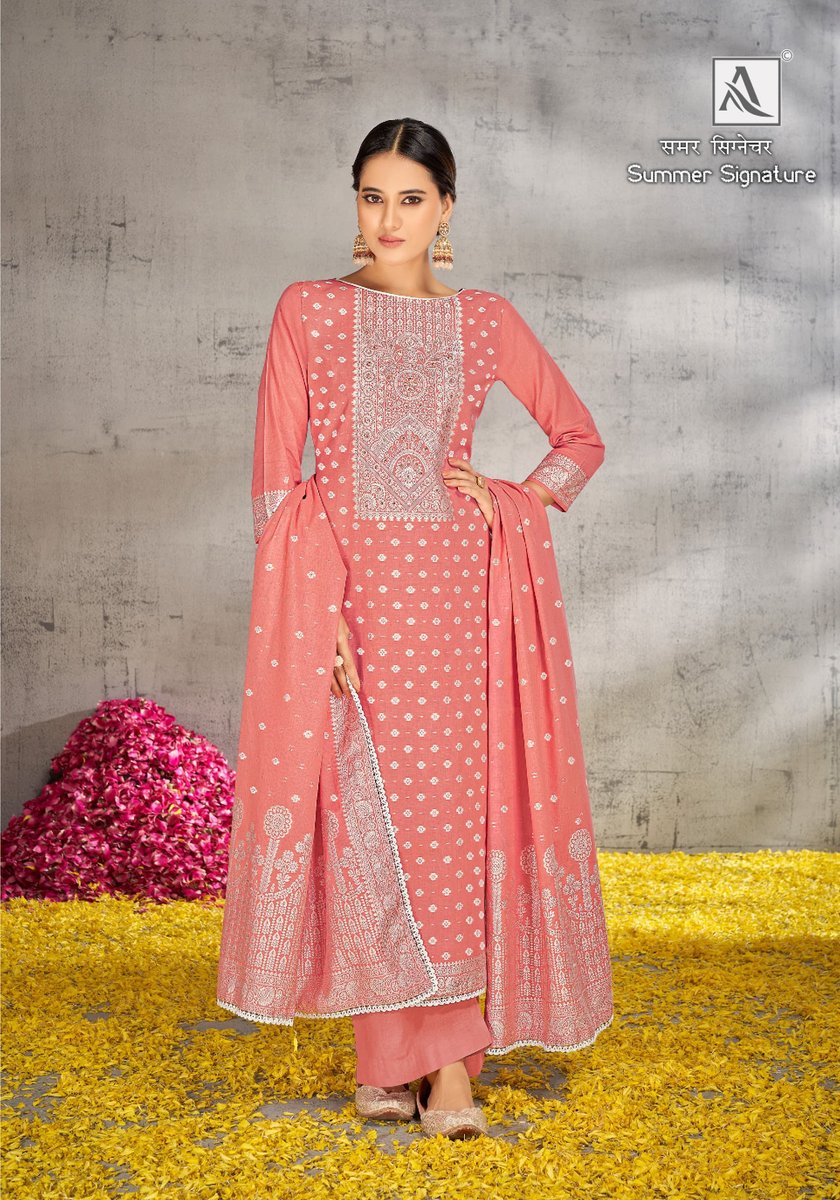 ALOK SUIT SUMMER SIGNATURE H-1473-001 TO H-1473-006 5