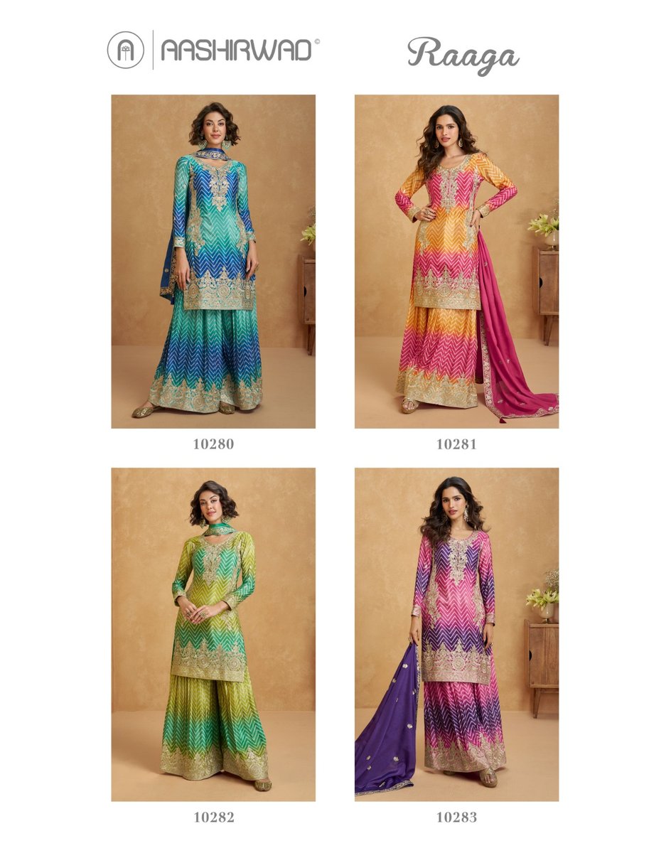 AASHIRWAD CREATION RAAGA 10280-10283 5