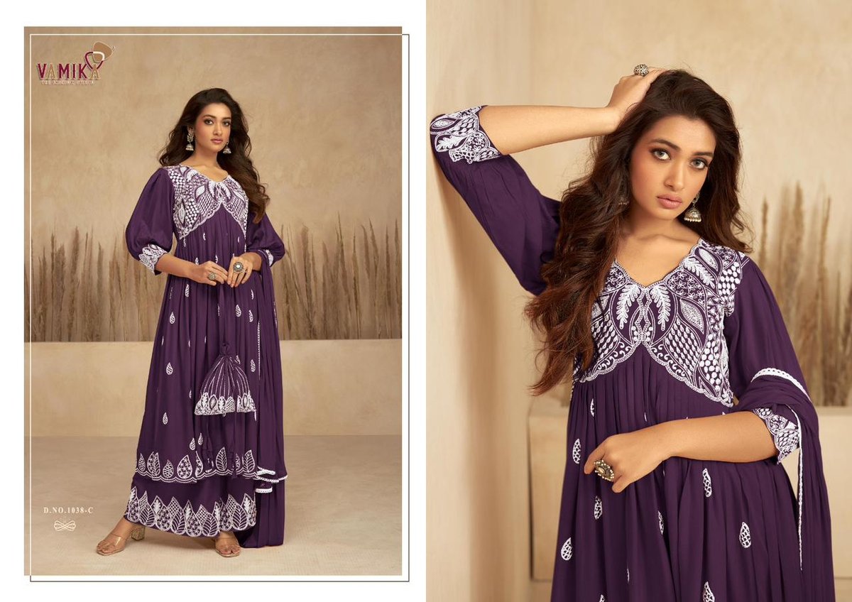 Vamika Fashion Lakhnavi Vol-7 1038B TO 1038E 2