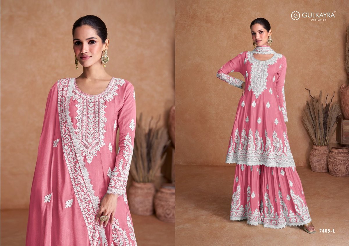 GULKAYRA DESIGNER VAMIKA 7405-K TO 7405-N 4
