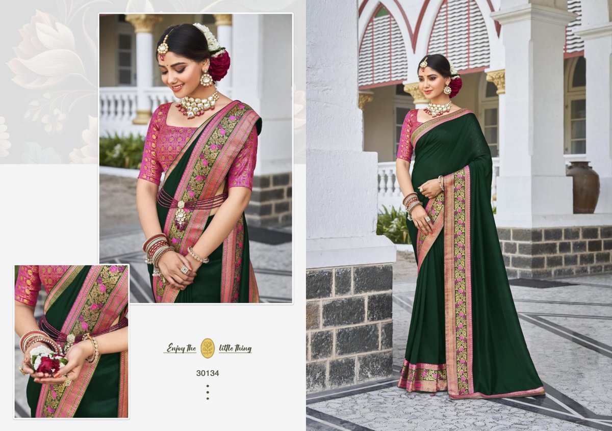 RIGHT WOMEN DESIGNER KANTARA SILK 30131 TO 30138 4
