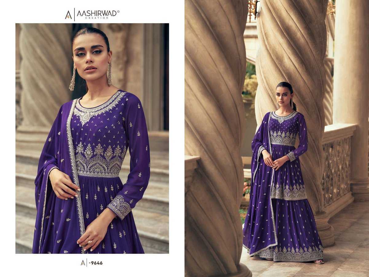 Aashirwad Creation Sadaf 9645-9649 Series 2