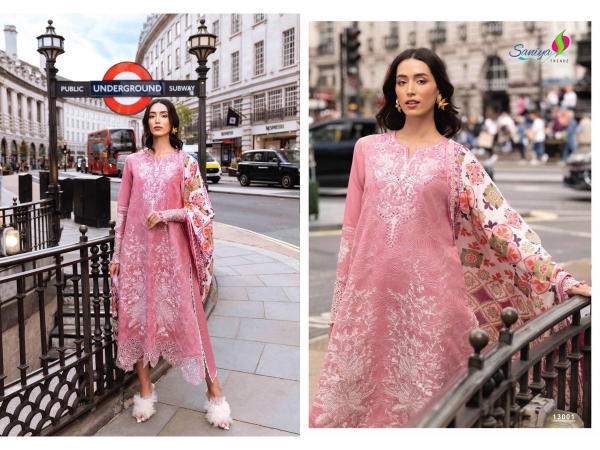 SANIYA TRENDZ NOOR CHIKANKARI VOL-13 13001 TO 13004
