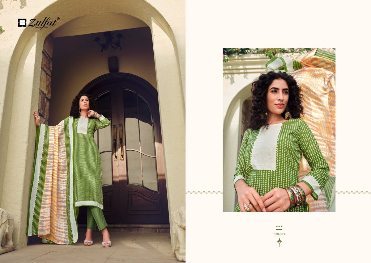 Zulfat Designer Isabella 510-001 to 510-008 Series 3
