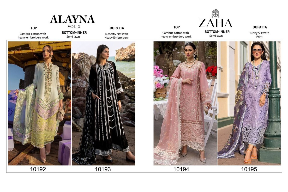 Zaha Alayna Vol-2 10192-10195 Series 5