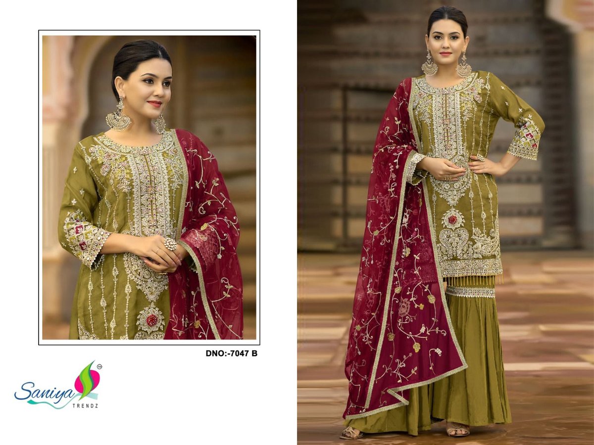 SANIYA TRENDZ 7047-A TO 7047-D 2