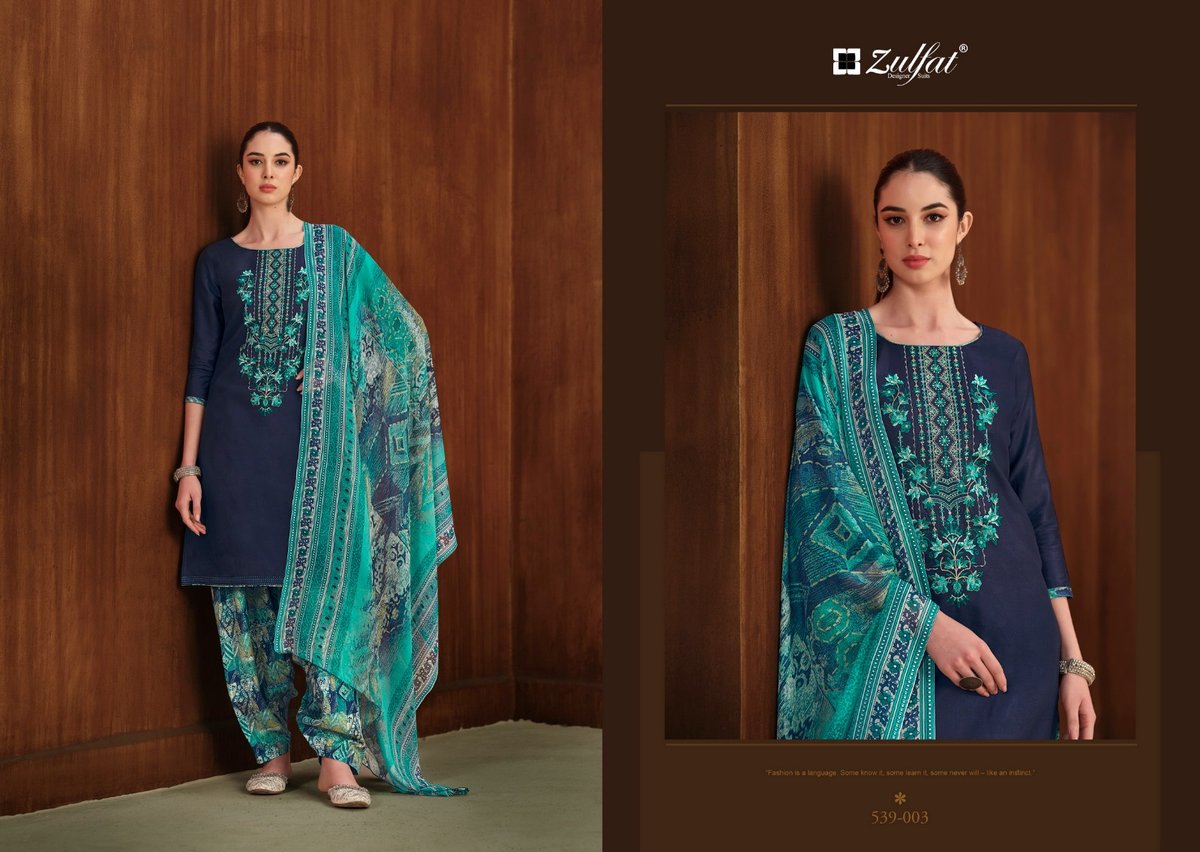ZULFAT DESIGNER SHANAYA 539-001 TO 539-008 3