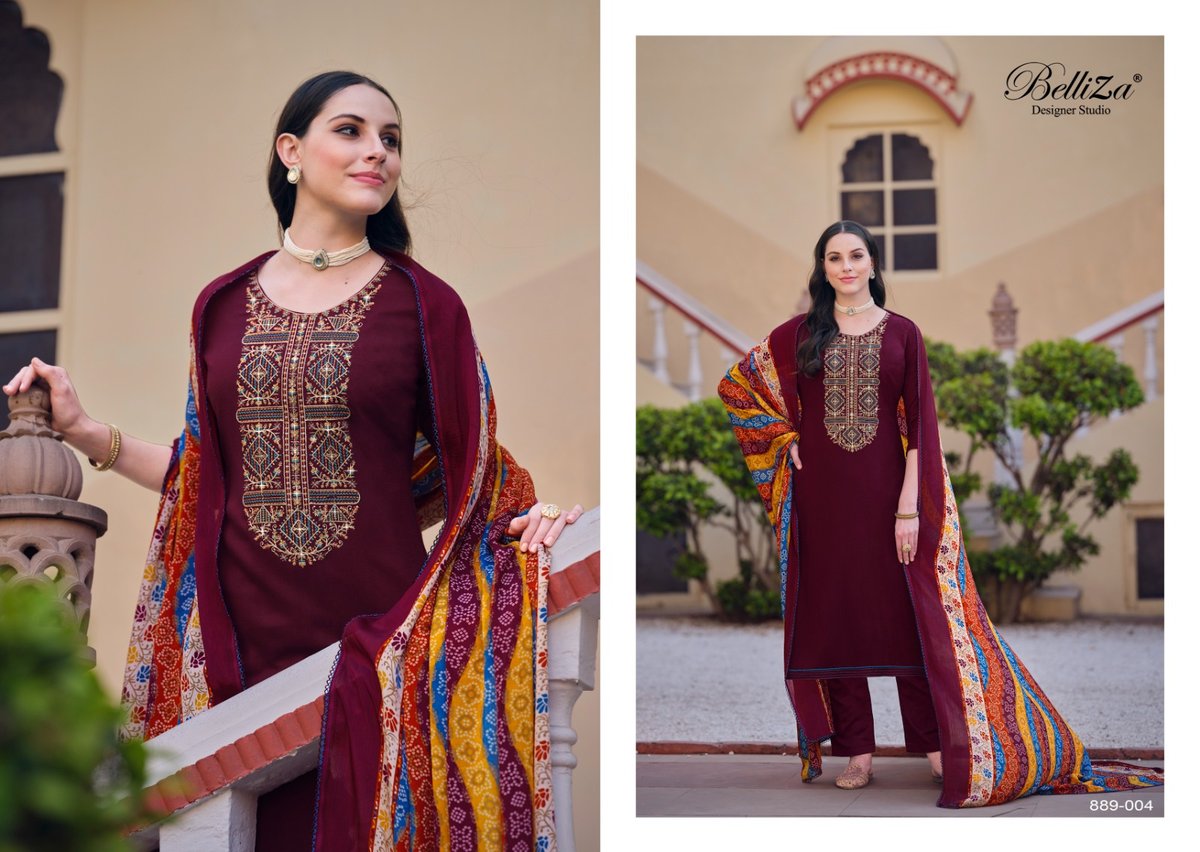 BELLIZA DESIGNER LOVINA VOL-3 889-001 TO 889-008 4