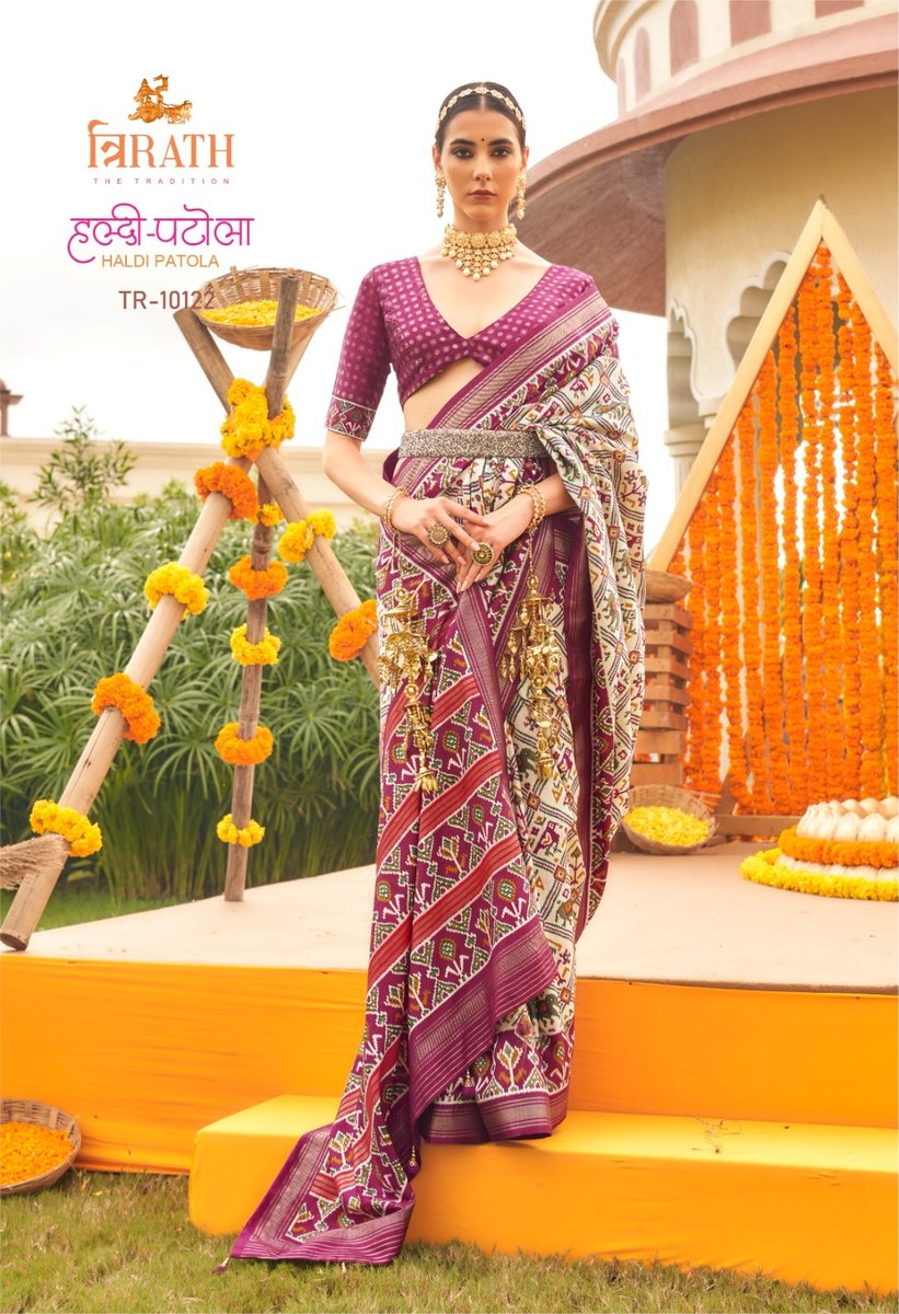 TRIRATH HALDI PATOLA SERIES 10116-10123 7