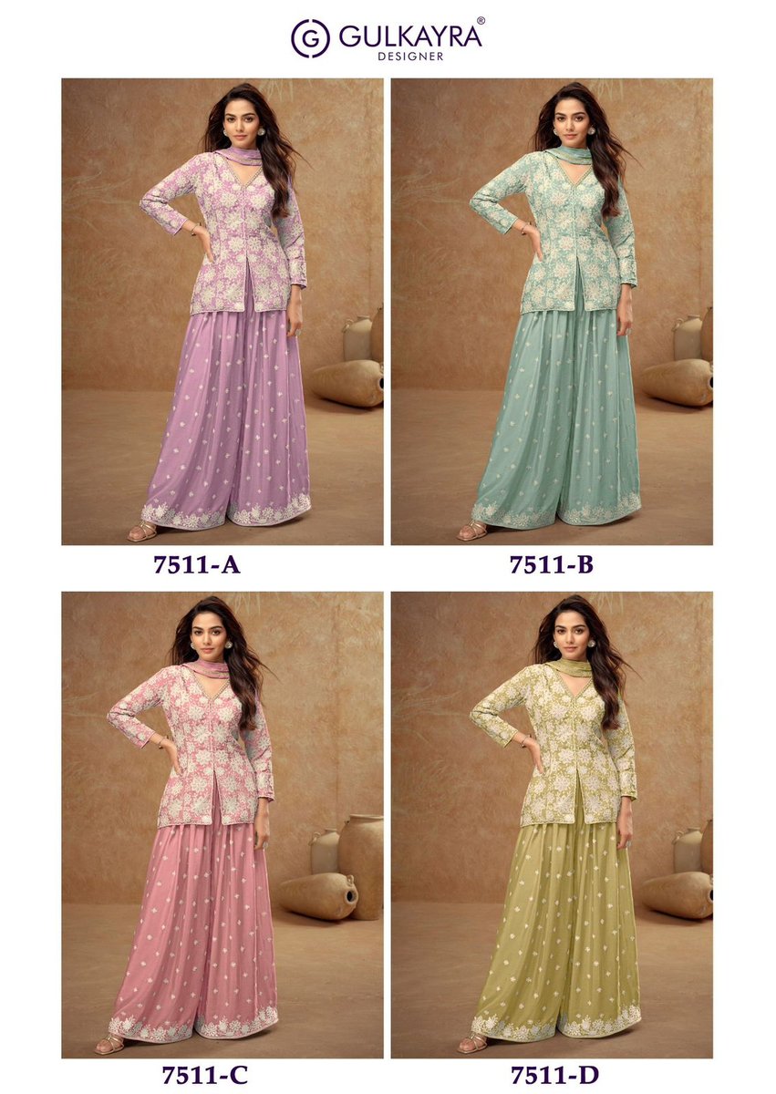 GULKAYRA DESIGNER FIRDOUS 7511A-7511D 5