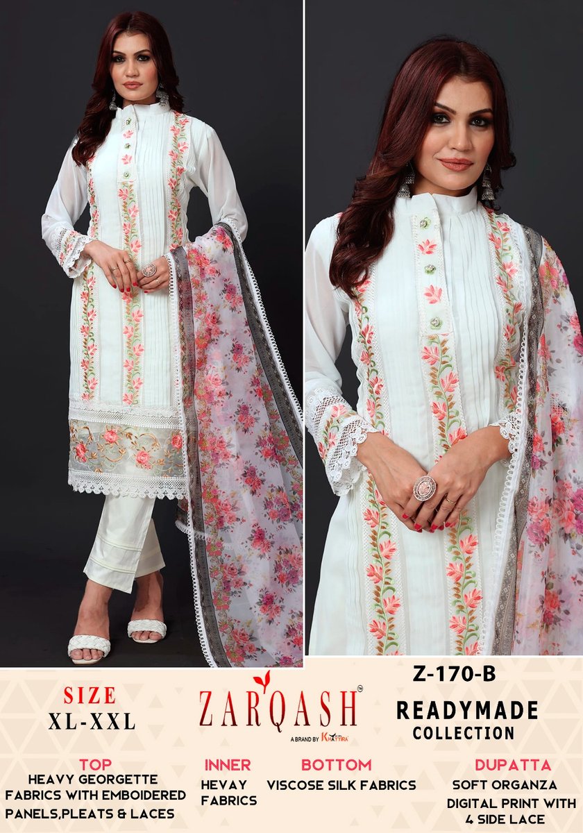 ZARQASH READYMADE COLLECTION Z-170-A TO Z-170-B 2