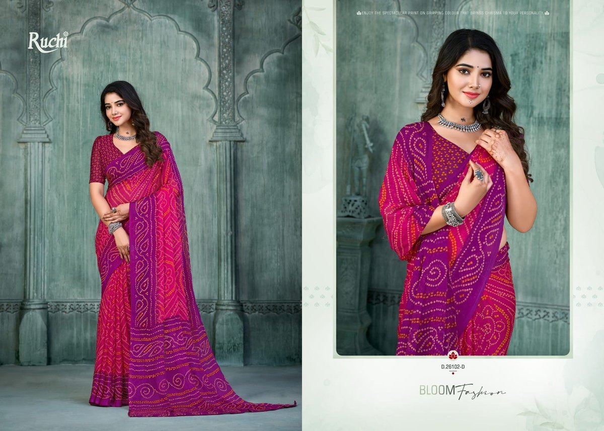 RUCHI STAR CHIFFON 131 EDITION 26101-A TO 26103-D 8