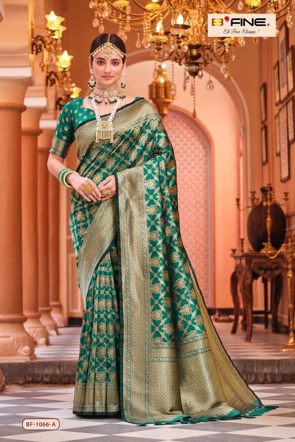 B Fine Saree Sanika BF-1066 Colors