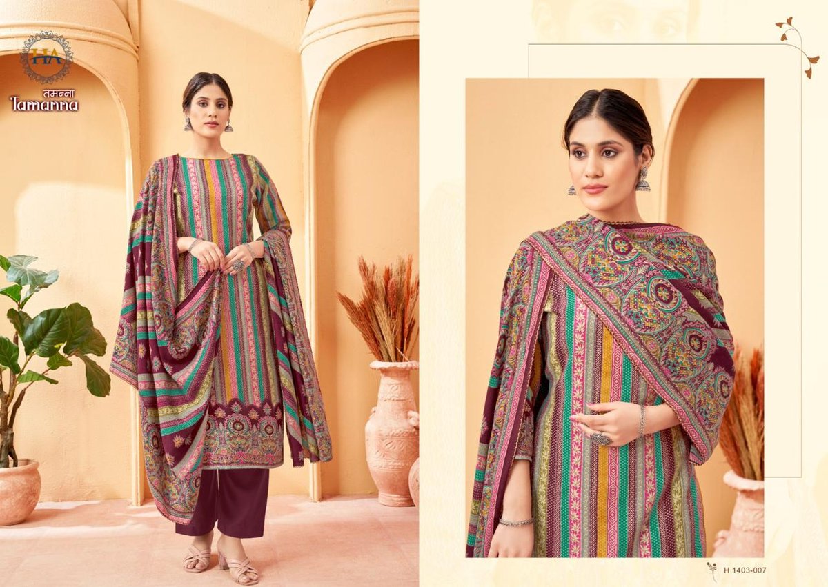 Harshit Fashion Tamanna 1403-001 to 1403-008 Series 7