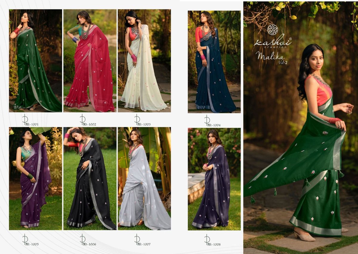 KASHVI CREATION MALIKA VOL-02 1001 TO 1008 9