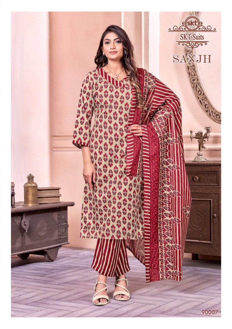 SKT SUITS SANJH 90001 TO 90012 7