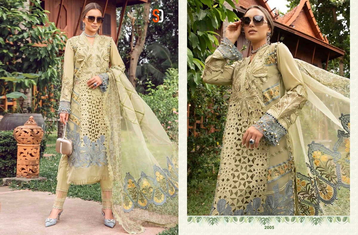 SHRADDHA DESIGNER MARIA.B LAWN VOL-2 2001 TO 2006 5