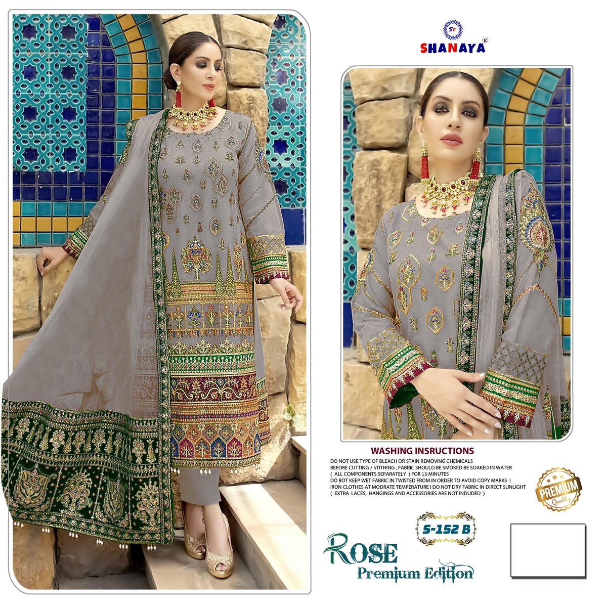 Shanaya Fashion Rose Premium Edition S-152 Colors 3
