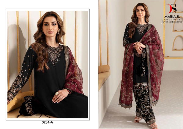 DEEPSY SUITS MARIA B FESTIVE EDITION 3284-A TO 3284-D