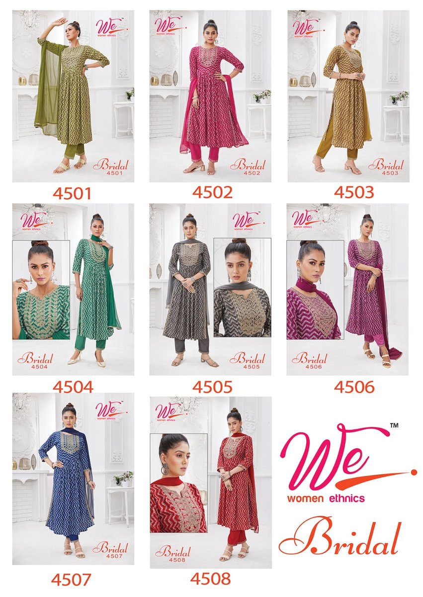 WOMEN ETHICS BRIDAL 4501 TO 4508 9