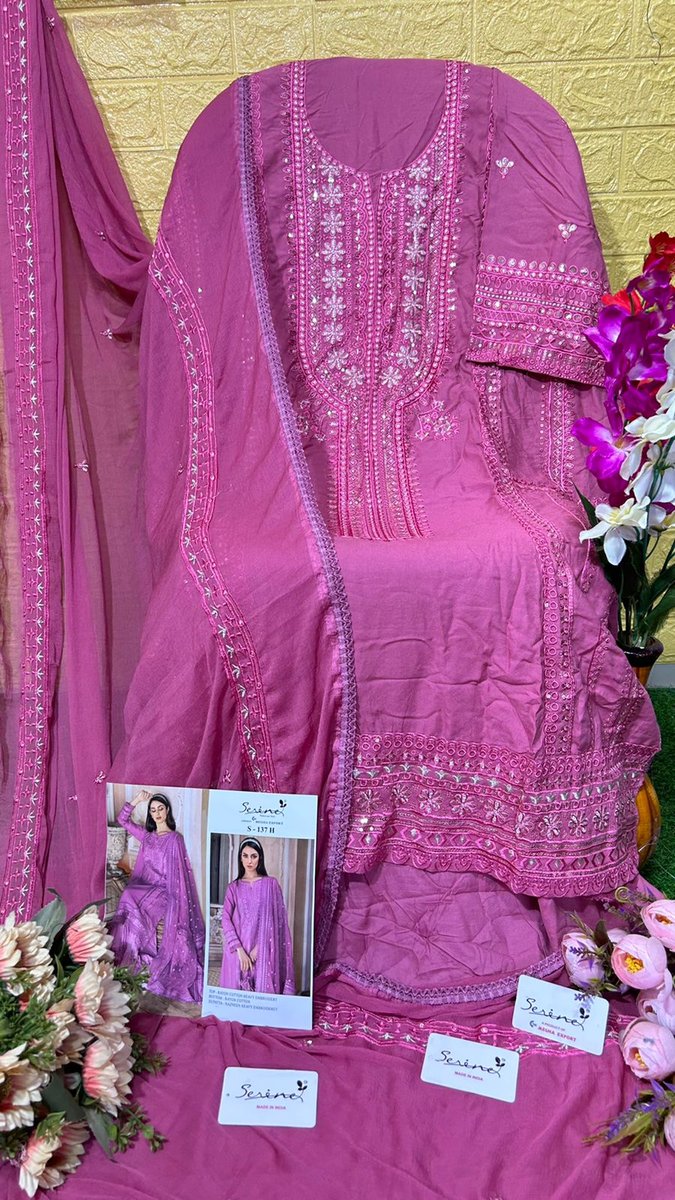 Serine Pakistani Suit S-137 New Colors 8