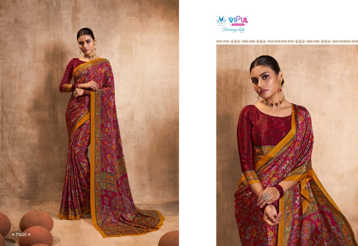 Vipul Fashion Heritage Silk Vol-8 71424-71441 Series 2
