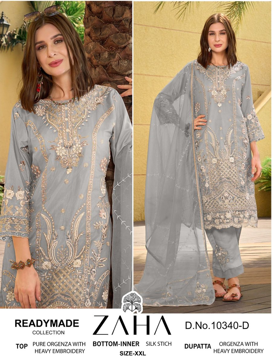 ZAHA READYMADE COLLECTION 10340-A TO 10340-D 4