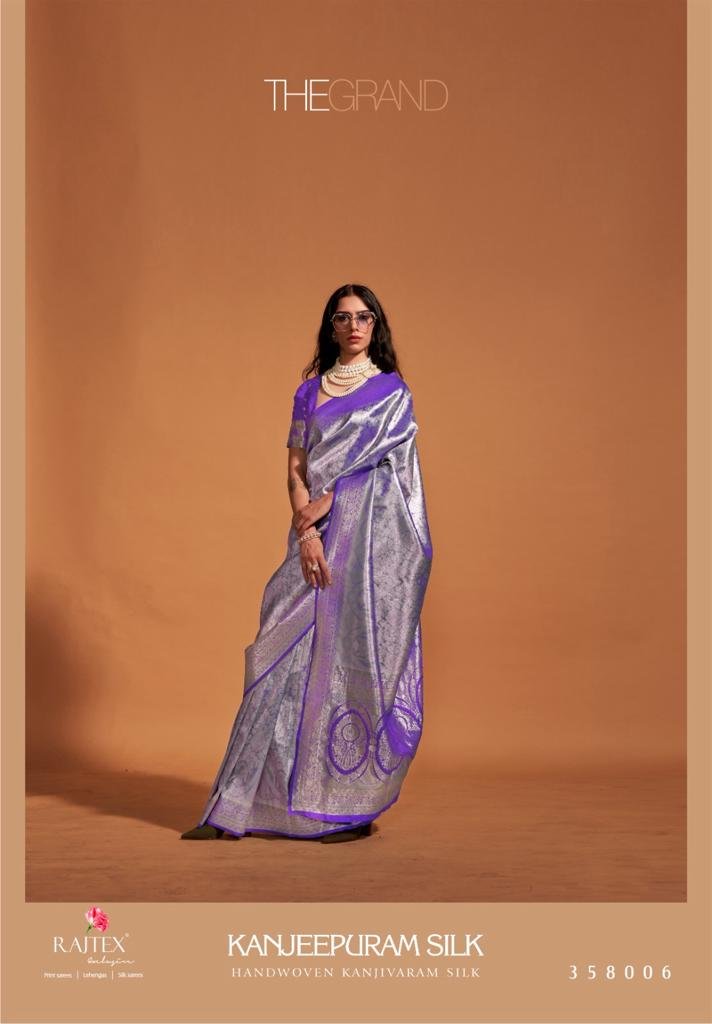 RAJTEX KANJEEPURAM SILK 358001-358006 SERIES 6