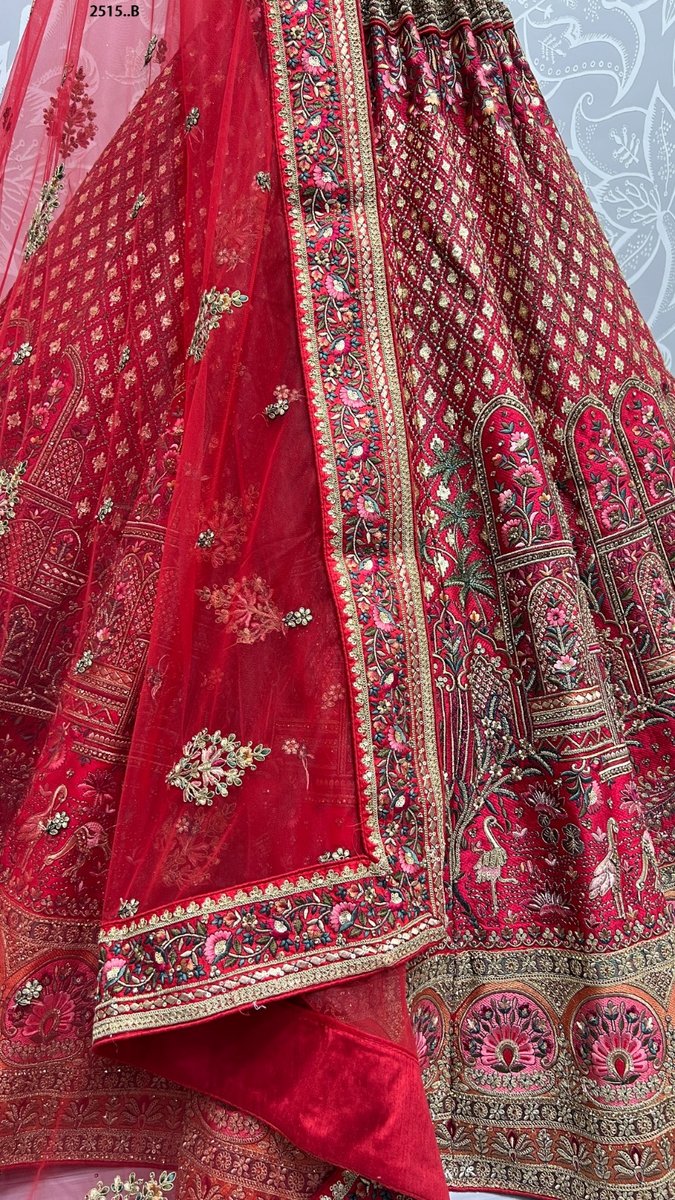 Anjani Art Bridal Lehenga 2515 Colors 9