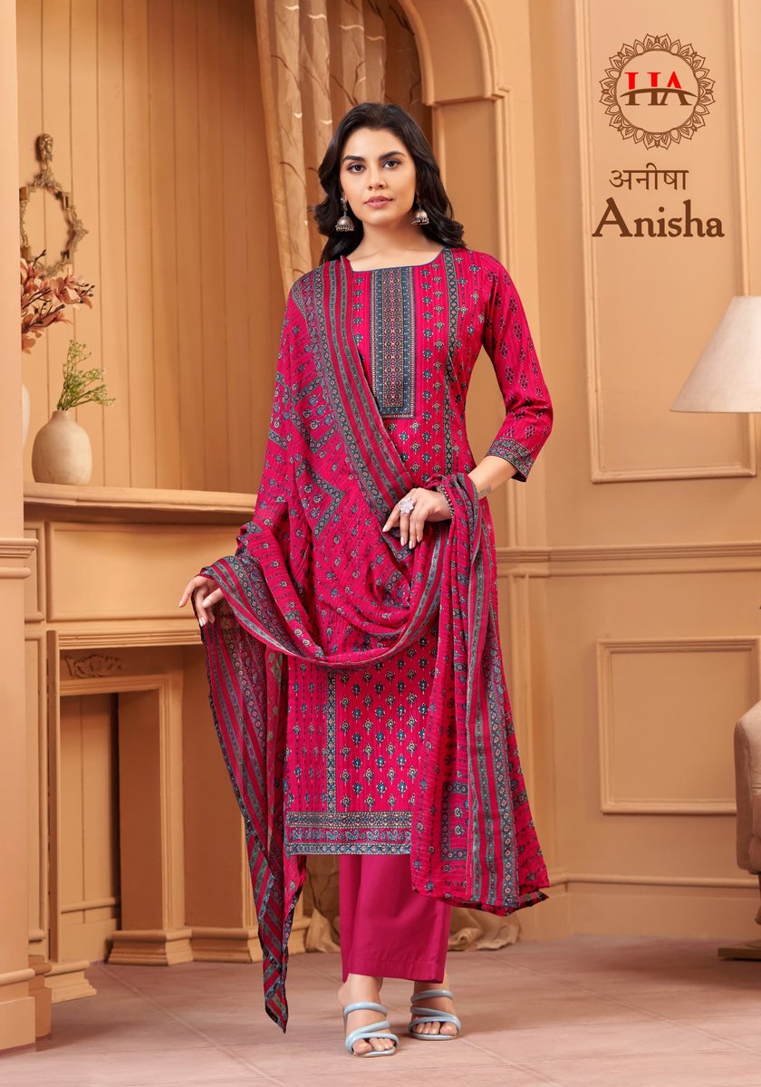 HARSHIT FASHION ANISHA H-1524-001 TO H-1524-008 8