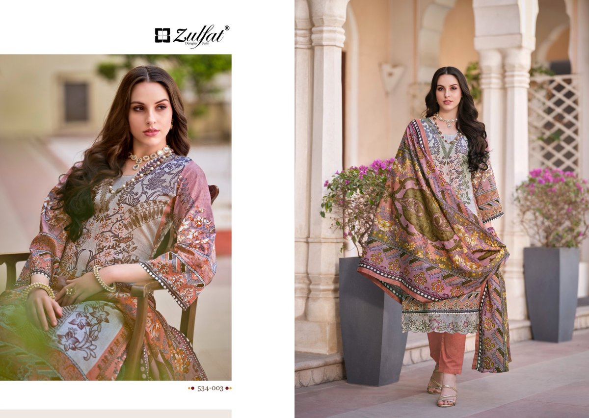 ZULFAT DESIGNER GULREZ 534-001 TO 534-008 3