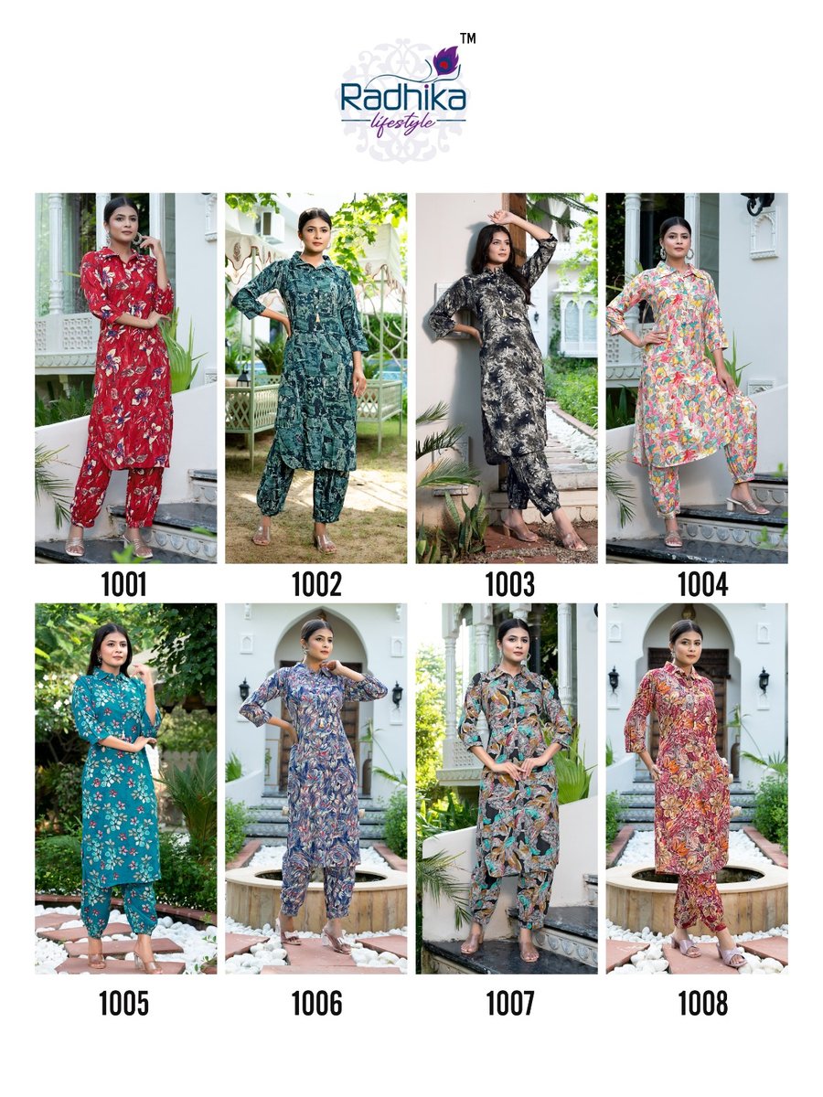 Radhika Lifestyle Floral Vol-1 1001-1008 Series 9