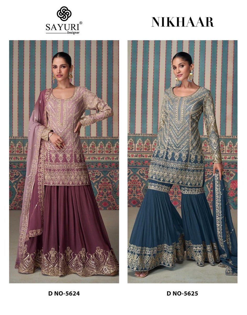 SAYURI DESIGNER NIKHAAR 5624-5625 3