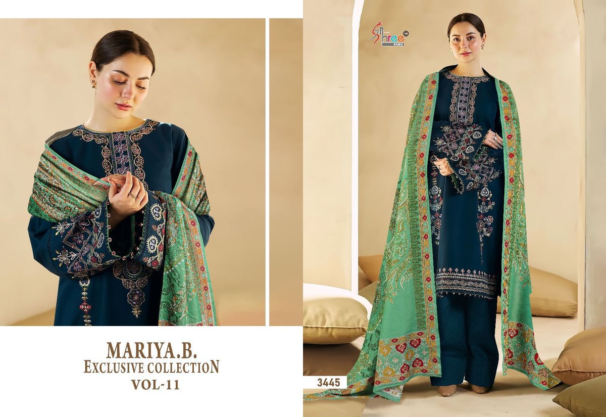 SHREE FABS MARIA B EXCLUSIVE COLLECTION VOL-11 3439 TO 3446 7
