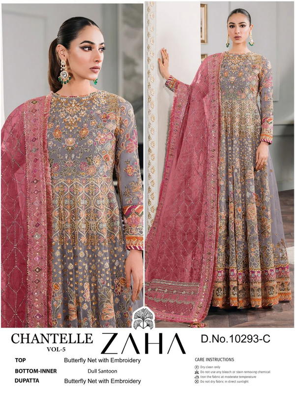 ZAHA CHANTELLE VOL-5 10293-C TO 10293-D