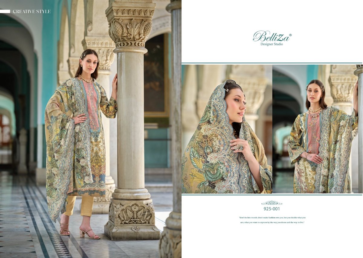 BELLIZA DESIGNER GUZARISH VOL-12 925-001 TO 925-008 1