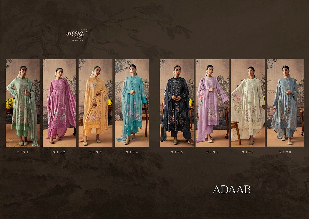 Kimora Fashion Heer Adaab 9191-9198 Series 9
