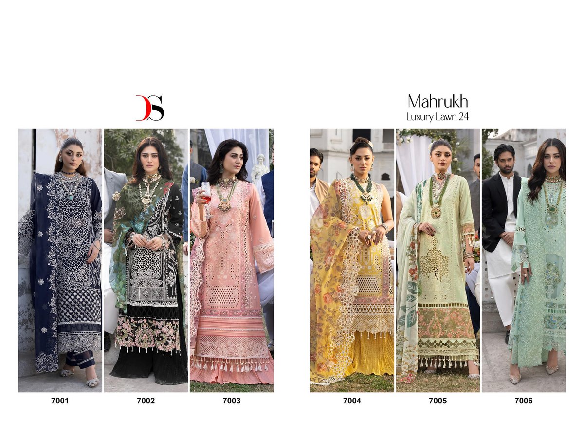 DEEPSY SUITS MAHRUKH LAWN - 24 7001 TO 7006 7