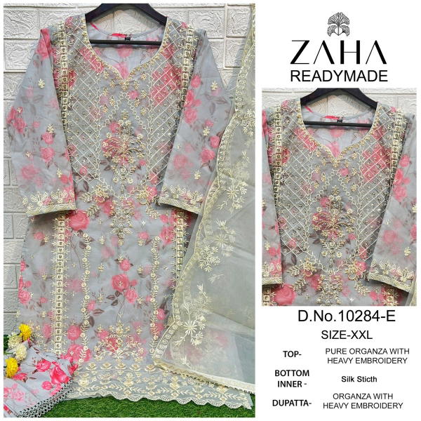 ZAHA READY MADE COLLECTION 10284-E TO 10284-H